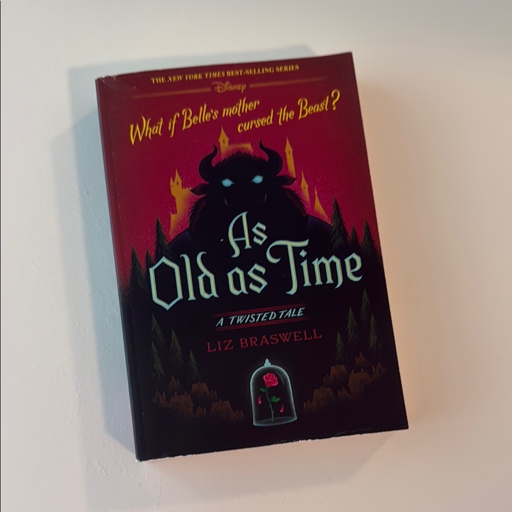 Disney As Old as Time Book - Red and Black Cover